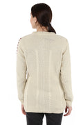 Minimal Floral Buttoned Cardigan - MODA ELEMENTI