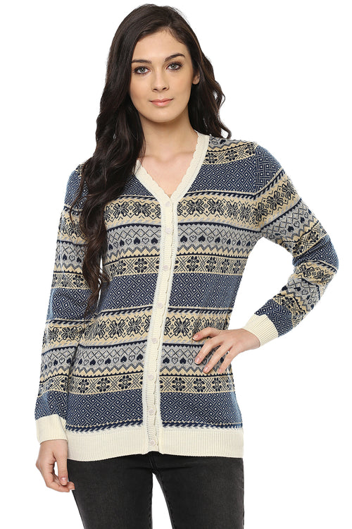 Winter Bliss Casual Buttoned Cardigan