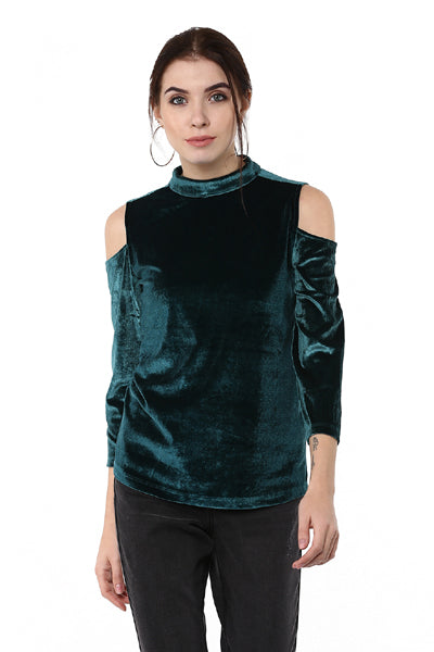Cold Shoulder Designer Winter Top - MODA ELEMENTI