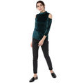 Cold Shoulder Designer Winter Top - MODA ELEMENTI