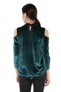 Cold Shoulder Designer Winter Top - MODA ELEMENTI