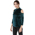 Cold Shoulder Designer Winter Top - MODA ELEMENTI
