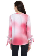 High Street Fashion Floral Printed Winter Top - MODA ELEMENTI