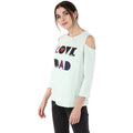 Love Dad Round Neck Cold Shoulder Winter Top - MODA ELEMENTI