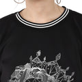 Blind Love Printed Round Neck Winter Top - MODA ELEMENTI