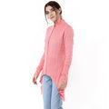 Full Sleeve Zipper Long Cardigan - MODA ELEMENTI