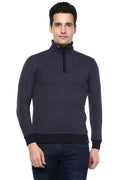 Axmann Full Sleeve Printed Zipper Pullover - MODA ELEMENTI