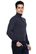 Axmann Full Sleeve Printed Zipper Pullover - MODA ELEMENTI