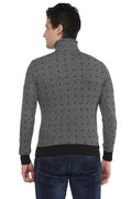 Axmann Full Sleeve Printed Zipper Pullover - MODA ELEMENTI