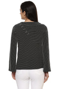 Stripe Row Winter Top
