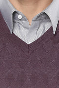 Axmann Self Designed Formal V Neck Sweater