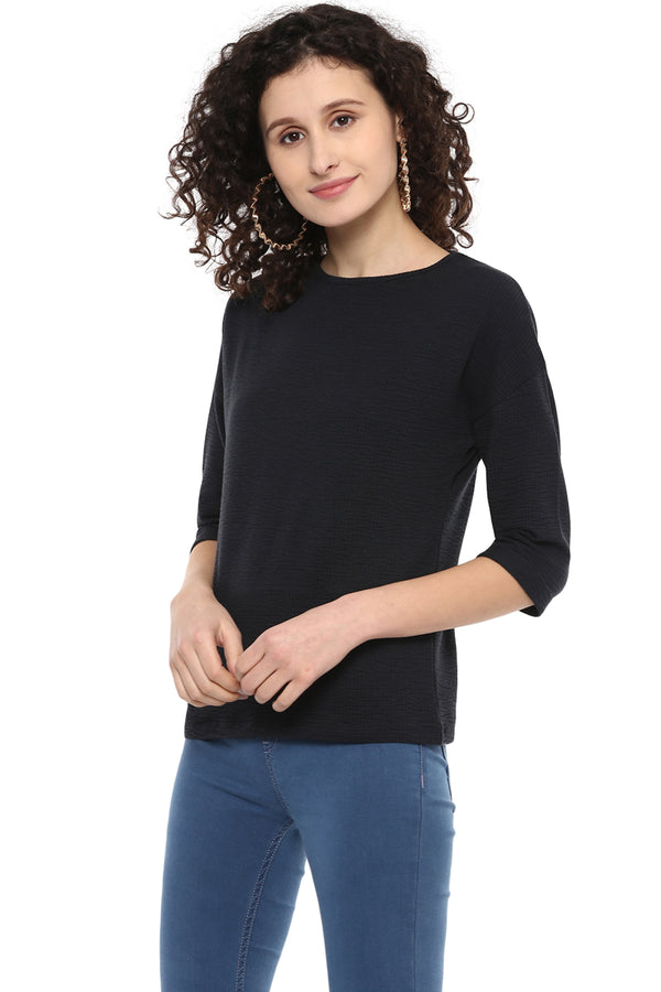 Laser Strip Duster Casual Top - MODA ELEMENTI