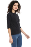 Laser Strip Duster Casual Top - MODA ELEMENTI