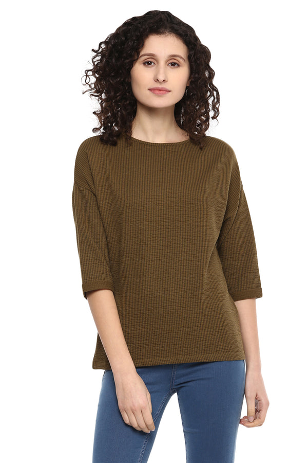 Laser Strip Duster Casual Top - MODA ELEMENTI