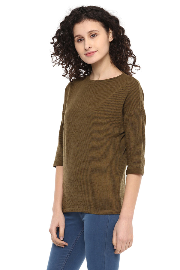 Laser Strip Duster Casual Top - MODA ELEMENTI
