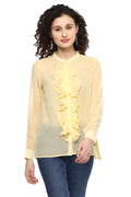 Dramatic Ruffle Top - MODA ELEMENTI