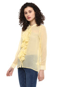 Dramatic Ruffle Top - MODA ELEMENTI