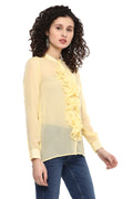 Dramatic Ruffle Top - MODA ELEMENTI