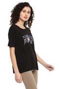 Fashion Passion Embroidered Casual T Shirt - MODA ELEMENTI