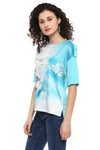 Self Designed Round Neck Top - MODA ELEMENTI