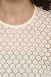 Snow Dream Cold Shoulder Top