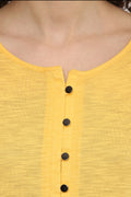 Solid Full Sleeve Henley T-Shirt - MODA ELEMENTI