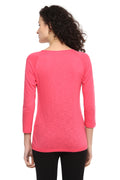 Full Sleeve Solid U Neck Premium T-Shirt - MODA ELEMENTI