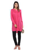 Pintuck Buttoned Casual Tunic - MODA ELEMENTI