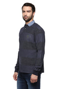 Axmann Full Sleeve Striped Collar T-shirt