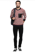 Axmann Striped Full Sleeve Round Neck Pullover - MODA ELEMENTI