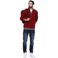 Axmann Full Sleeve Printed Zipper Pullover - MODA ELEMENTI
