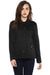 Black Solid Buttoned Cotton Jacket - MODA ELEMENTI
