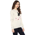 Full Sleeve Butterfly Patch Embroidered Sweatshirt - MODA ELEMENTI