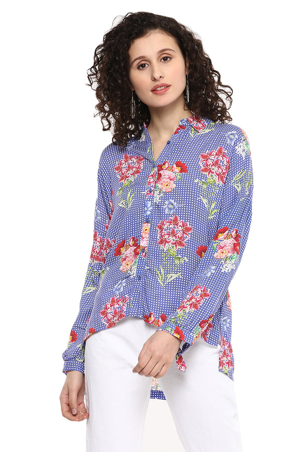 Floral Printed Casual Shirt - MODA ELEMENTI