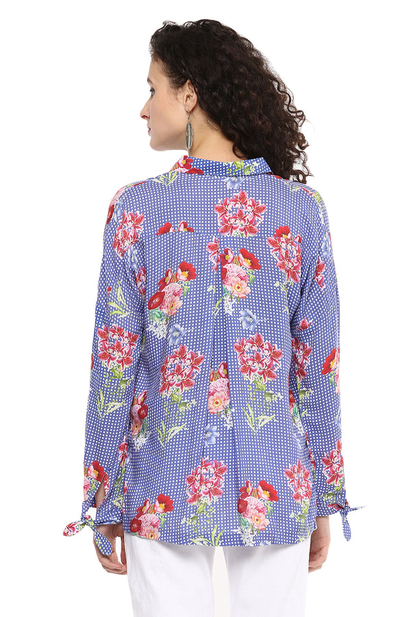 Floral Printed Casual Shirt - MODA ELEMENTI