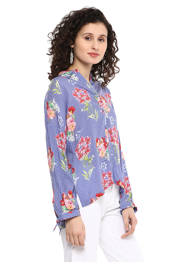 Floral Printed Casual Shirt - MODA ELEMENTI