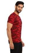 AXMANN Casual T-Shirt Combo Pack (Red | Grey Melange) - MODA ELEMENTI