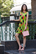 Abstract Balls Skater Dress - MODA ELEMENTI