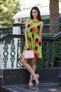 Abstract Balls Skater Dress - MODA ELEMENTI