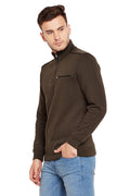 Axmann Neck Zipper Full Sleeve Pullover