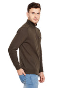 Axmann Neck Zipper Full Sleeve T-Shirt - MODA ELEMENTI